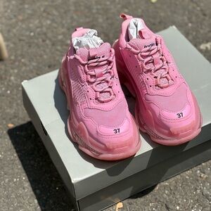 Balenciaga Triple S Pink Sneakers